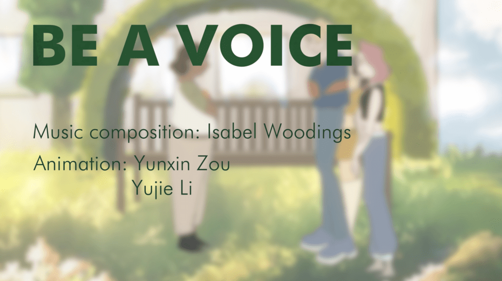 ‘Be A Voice’&nbsp;Animation